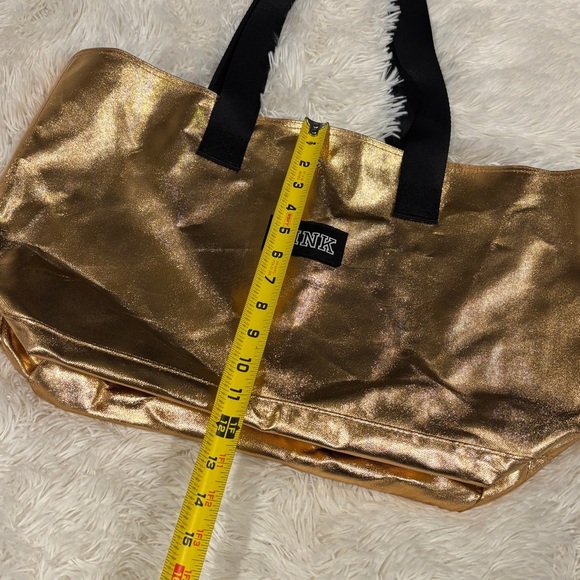 VS PINK Limited Edition Rose Gold Tote Bag - Picture 3 of 11